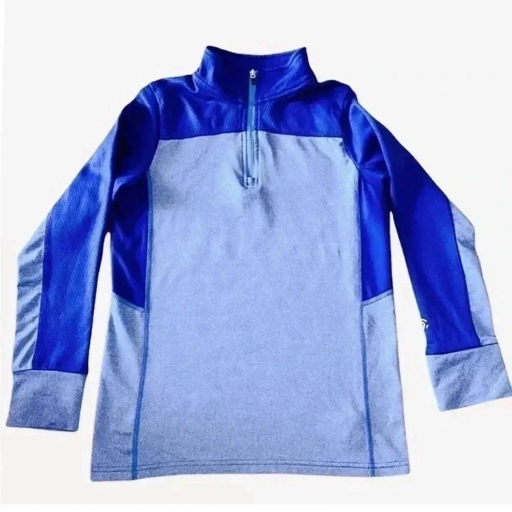 Champion Boys Blue Performance 1/4 Zip Jacket SZ M